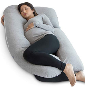 Pharmedoc U-Shaped Pregnancy Pillow - Multi-functional Comfort and Support