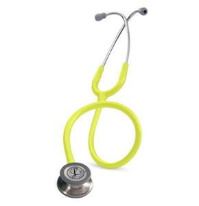 3M Littmann® Classic III Monitoring Stethoscope with Free Laser Engraving, Lemon-Lime - 5839