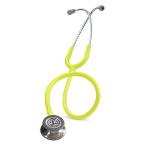 3M Littmann® Classic III Stethoscope de surveillance avec gravure laser gratuite, Lemon-Lime - 5839