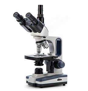 SWIFT Microscope Professionnel Trinoculaire avec Oculaires Grand Champ 10X/25X, en Grossissement 40X-2500X