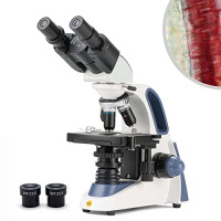 SWIFT SW380B Microscope Binoculaire Professionnel 40X-2500X avec tête Siedentopf et l'oculaires 10X et 25X