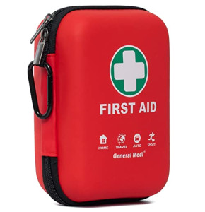 First Aid Kit - 170 Items - Home, Vehicle, Travel, Office, Hiking, Survival, Outdoors