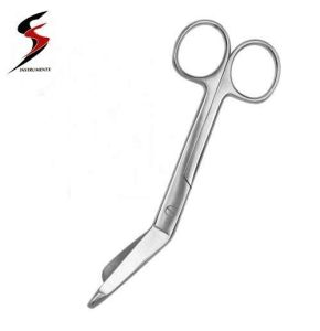 Lister Ciseaux Médicaux Pour Bandage - Premiers Secours, Étudiant, Infirmière, Paramédicale - Acier Inoxydable 14 cm