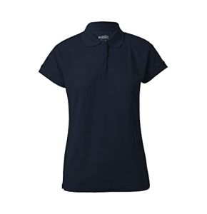 Velilla 405503 Women's Polo, Navy Blue, Size M