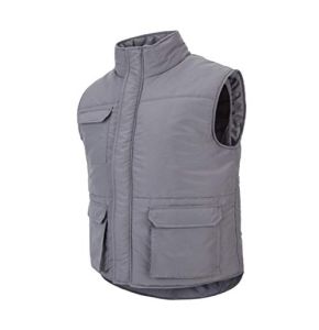 Velilla 205901 Padded Gilet with Multiple Pockets Gray Size L