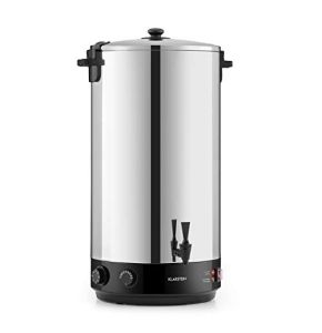 Klarstein KonfiStar 60 - Automatic Sterilizer, Hot Beverage Dispenser, 60 L, 30-110 °C, Hot Preservation, Stainless Steel