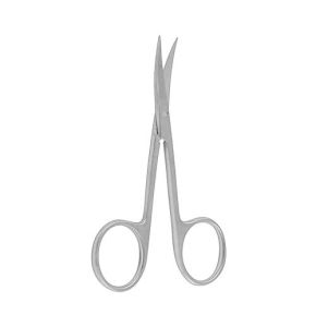Iris Curved Scissors in Stainless Steel – 11.4 cm