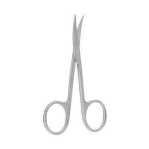 Iris Curved Scissors in Stainless Steel – 11.4 cm