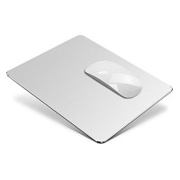 Vaydeer Tapis de Souris Rigide Tapis Souris Mac Design Double Face Lisse et Ultra Mince, Métal Aluminium Mouse Pad étanche Contrôle Rapide et pr...