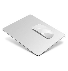 Vaydeer Tapis de Souris Rigide Tapis Souris Mac Design Double Face Lisse et Ultra Mince, Métal Aluminium Mouse Pad Étanche Contrôle Rapide et Précis
