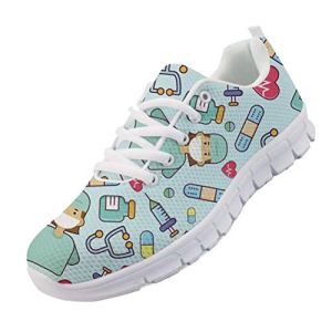 Chaqlin Nurse Doctor Trainer Running Sneakers for Women Casual Running Shoes Size EU40