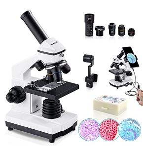 Bebang 100X-2000X Microscope pour Enfants et Adultes, Professionnel Biologique