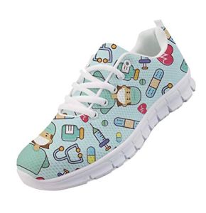 Chaqlin Nurse Sneakers for Doctors Trainers Running Shoes for Women Casual EU37