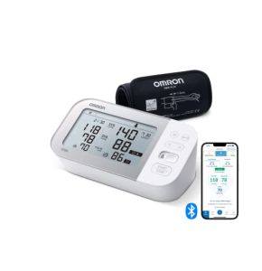 OMRON X7 Smart Moniteur De Tension Artérielle, Bluetooth, Tensiomètre Bras, Détecte Risque D'AFib, Validé Cliniquement - 6 Mois De Garantie
