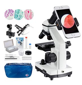 MAXLAPTER 2000x Microscope Règle Mobile à LED de Laboratoire