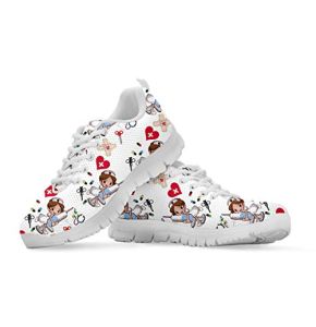 Coloranimal Women's Casual Lace-Up Running Shoes
