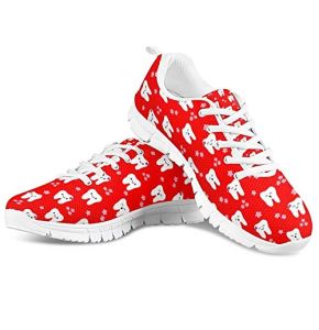 Chaqlin Lightweight and Comfortable Lace-Up Nurse Shoes for Women Size 37-42