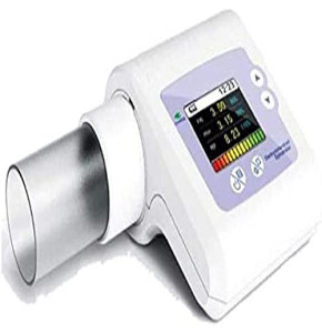Mobiclinic, Spiromètre portable, Mod. MBS10, Marque européenne, avec Ecran, Mesure de l’état pulmonaire