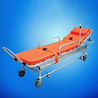 GLJY Automatic Folding Leg Stretcher, Aluminum Alloy Stretcher Bed Trolley for Stretcher