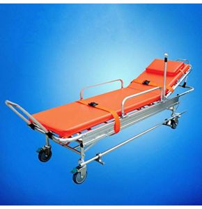 GLJY Automatic Folding Leg Stretcher, Aluminum Alloy Stretcher Bed Trolley for Stretcher