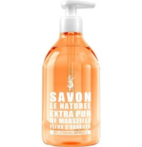 Extra Pure Marseille Soap with Orange Blossom, 500ml