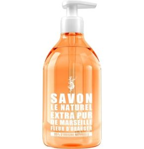 Savon Le Naturel Extra Pur de Marseille à la Fleur D'Oranger, 500ml