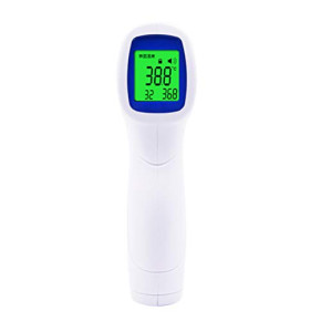Kexia Thermomètre Électronique, Thermomètre Infrarouge, Thermomètre Auriculaire Et Frontal avec Rétroéclairage 3 Couleurs, Alarme De Fièvre ...
