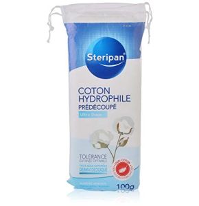 Steripan - Ultra Soft Dermatological Cotton Pads - Optimal Skin Tolerance - 100% Cotton - Dermatologically Tested