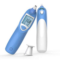 Thermomètre numérique et médical à infrarouge, thermomètre MED LINKET pour le front et l'oreille des enfants et des adultes, opération facile...