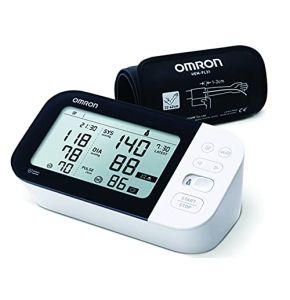 OMRON OMH7361-E Tensiomètre brassard électronique Intelli It connecté M7 Noir/blanc