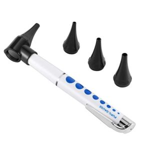 EXCEART Diagnostic Otoscope Ear Inspection Tool with LED Light Portable Ear Magnifying Lens