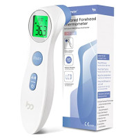 Reliable Forehead Thermometer - Non-Contact - Direct and Accurate Reading - LCD Screen - For the Whole Family