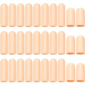 30 Pièces Protecteur de Doigt de Gel Doigtiers Silicone