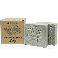 Le savon à l'argile naturelle est fabriqué selon des méthodes traditionnelles Effet peeling Cela aide à resserrer. Savon naturel antiseptique s...