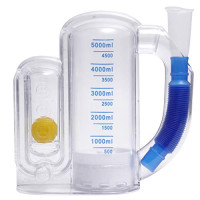 iplusmile 5000 Ml Volumétrique Exerciseur Appareil Vital Capacité Respirateur Formateur Incitatif Spiromètre Respiratoire Pulmonaire Exerciseur ...