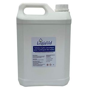 LiqWild - Solution hydroalcoolique pour l'antisepsie des mains 5L