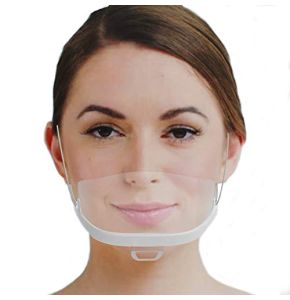 Urhome 20pcs Reusable Protective Face Shield in White