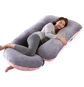 SHANNA Pregnancy Pillow G-Shape with Velour Cover