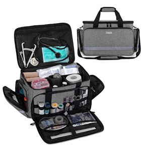 CURMIO Sac Infirmière Médical et Clinique avec Fond Antidérapant pour Les Visites à Domicile