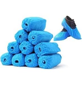 Sanygiene Surchaussures Jetables Imperméables – Lot de 1000 Couvre-Chaussures Antidérapantes, Taille Unique