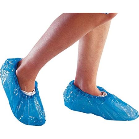 Surchaussures Jetables - Stock France - Imperméables à l'eau - Lot de 100 Couvre Chaussures - Taille 41