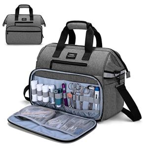 CURMIO Sac Médical, Sac d’Infirmière pour Fournitures Médicales, pour Les Visites à Domicile, Soins de Santé, Cadeau Parfait pour Les Médecins