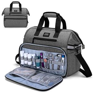 CURMIO Medical Bag, Nurse Bag for Medical Supplies, for Home Visits, Healthcare, Perfect Gift for Doctors