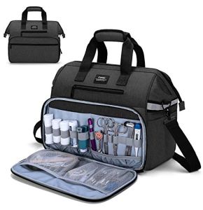 CURMIO Sac Médical d'Infirmière pour Visites à Domicile avec Poches Spacieuses