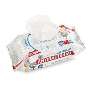 Naturelle Lingettes Humides Antibactériennes - Nettoyage De Surfaces Et Des Mains, 1440 Unités (Lot de 12)