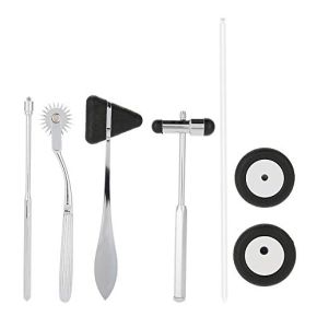 5-in-1 Stainless Steel Neurological Hammer for Diagnostic Tests