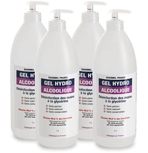 Hand Sanitizer - 4 x 1L - 70% Alcohol - For Hand Antisepsis