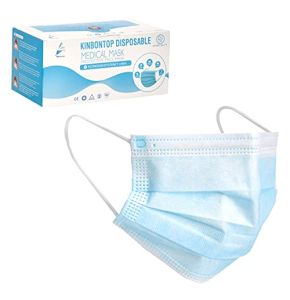 Kinbontop Disposable Medical Surgical Mask Type IIR, 50 Units