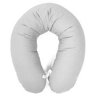 Amilian Nursing and Pregnancy Pillow in Cotton - 170 cm, Gray