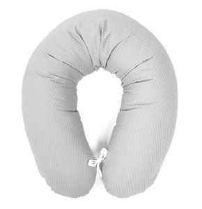 Amilian Nursing and Pregnancy Pillow in Cotton - 170 cm, Gray